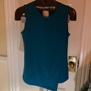 NWT DARK TEAL SLEEVELESS BLOUSE